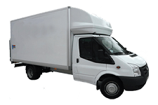 Van Hire Gatwick - Ford Luton Box Tail Lift - Van hire Gatwick